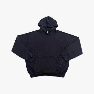 POSH29 - OFF BLACK 14OZ. HEAVY FLEECE HOODED PULLOVER SWEATSHIRT